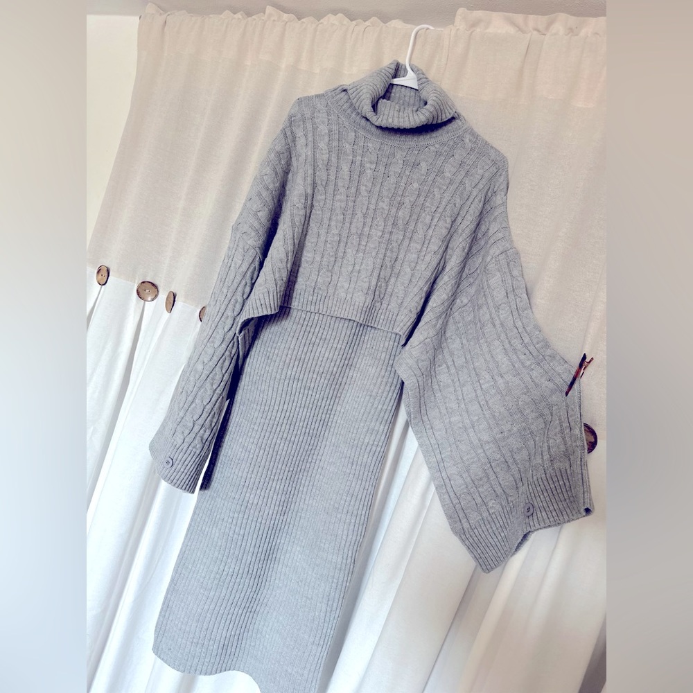 Fashion Nova sweater dress set